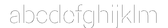FaktStencil Air FONT