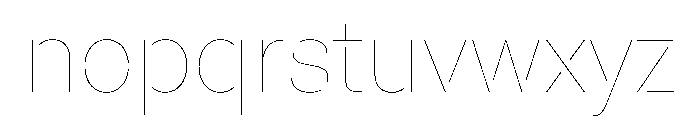 FaktStencil Air Font LOWERCASE