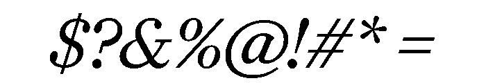 FamilyVF Italic Font OTHER CHARS