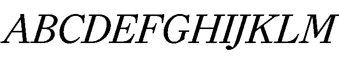 FamilyVF Italic Font UPPERCASE