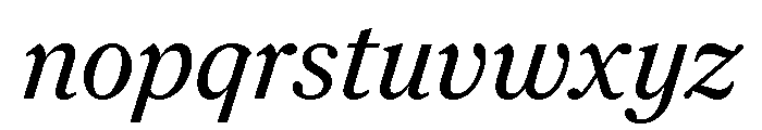 FamilyVF Italic Font LOWERCASE
