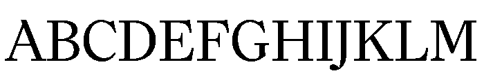 FamilyVF Roman Font UPPERCASE