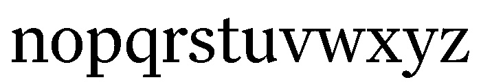 FamilyVF Roman Font LOWERCASE