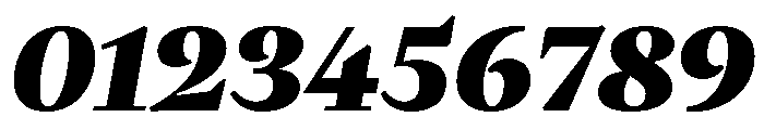 Fammilia BT Black Italic Font OTHER CHARS