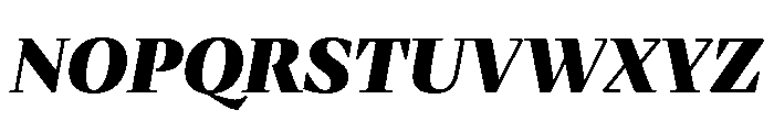 Fammilia BT Black Italic Font UPPERCASE