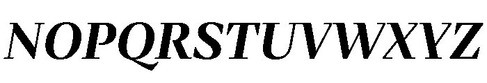 Fammilia BT Bold Italic Font UPPERCASE