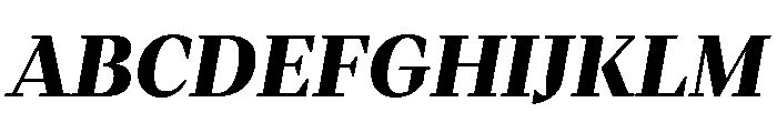 Fammilia BT ExtraBold Italic Font UPPERCASE