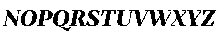Fammilia BT ExtraBold Italic Font UPPERCASE