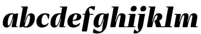 Fammilia BT ExtraBold Italic FONT