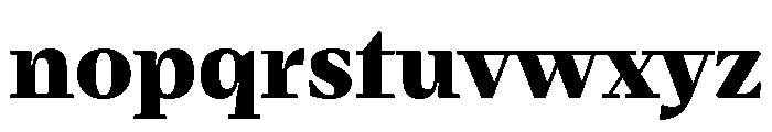 Fammilia BT ExtraBold Font LOWERCASE