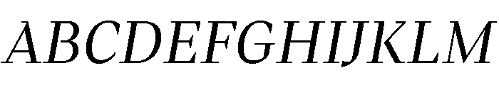 Fammilia BT Italic Font UPPERCASE