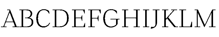 Fammilia BT Light Font UPPERCASE
