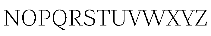 Fammilia BT Light Font UPPERCASE
