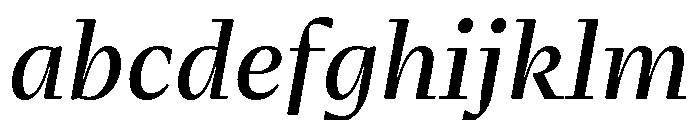 Fammilia BT Medium Italic FONT