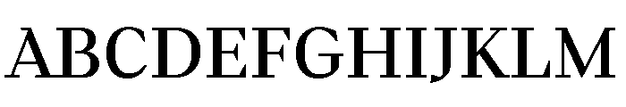 Fammilia BT Medium Font UPPERCASE