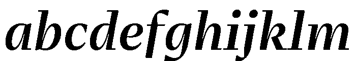 Fammilia BT SemiBold Italic FONT