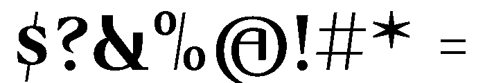 Fammilia BT SemiBold Font OTHER CHARS
