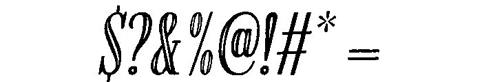 Farmhand RegularItalicInline Font OTHER CHARS