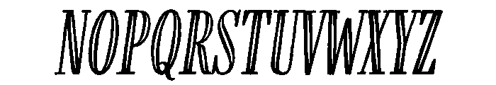 Farmhand RegularItalicInline Font UPPERCASE