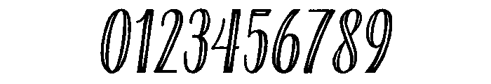 Farmhand SansRegularItalicInline Font OTHER CHARS