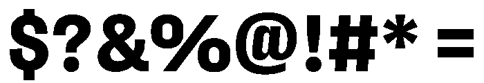 Fason Black Instance Font OTHER CHARS