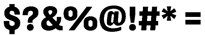 Fason Black Font OTHER CHARS