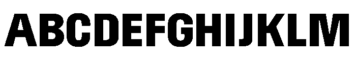 Fason Heavy Instance Font UPPERCASE