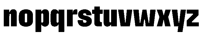 Fason Heavy Instance Font LOWERCASE