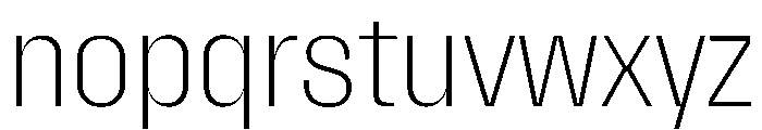 Fason Light Instance Font LOWERCASE