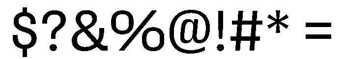 Fason Regular Instance Font OTHER CHARS