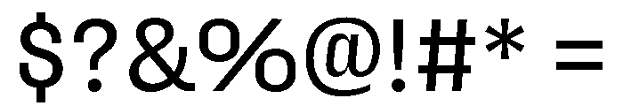 Fason Regular Font OTHER CHARS