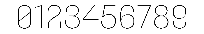 Fason Thin Instance Font OTHER CHARS