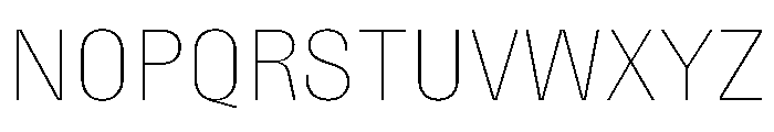 Fason Thin Instance Font UPPERCASE