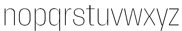 Fason Thin Instance Font LOWERCASE