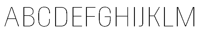 Fason Thin Font UPPERCASE