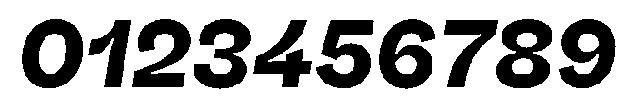 Fazer MasterTrial BoldItalic Font OTHER CHARS