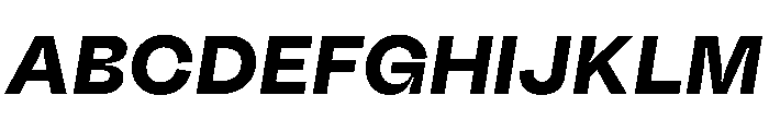 Fazer MasterTrial BoldItalic Font UPPERCASE