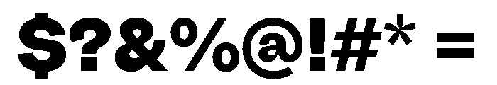 Fazer MasterTrial ExtraBold Font OTHER CHARS