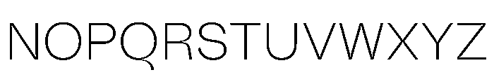 Fazer MasterTrial ExtraLight Font UPPERCASE