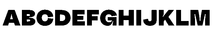 Fazer MasterTrial Heavy Font UPPERCASE