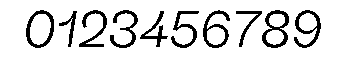 Fazer MasterTrial LightItalic Font OTHER CHARS