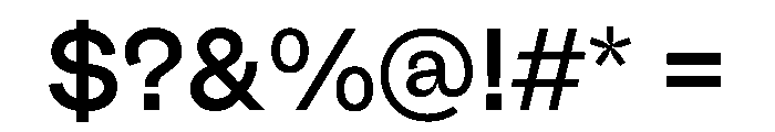 Fazer MasterTrial Medium Font OTHER CHARS