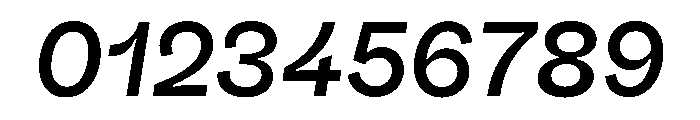 Fazer MasterTrial MediumItalic Font OTHER CHARS