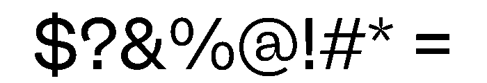 Fazer MasterTrial Regular Font OTHER CHARS