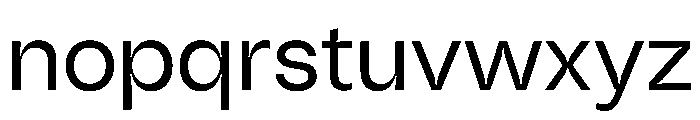 Fazer MasterTrial Regular Font LOWERCASE