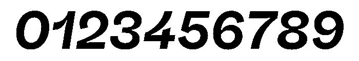 Fazer MasterTrial SemiBoldItalic Font OTHER CHARS