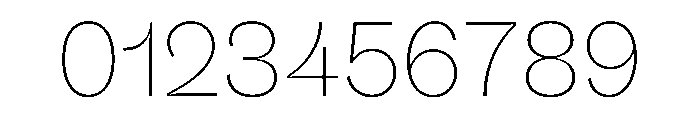Fazer MasterTrial Thin Font OTHER CHARS