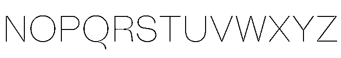 Fazer MasterTrial Thin Font UPPERCASE