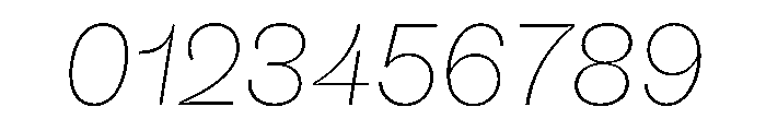 Fazer MasterTrial ThinItalic Font OTHER CHARS