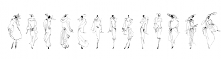 Fashion plate Regular Font UPPERCASE